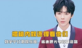 娱乐圈揭秘爆料刘宇宁